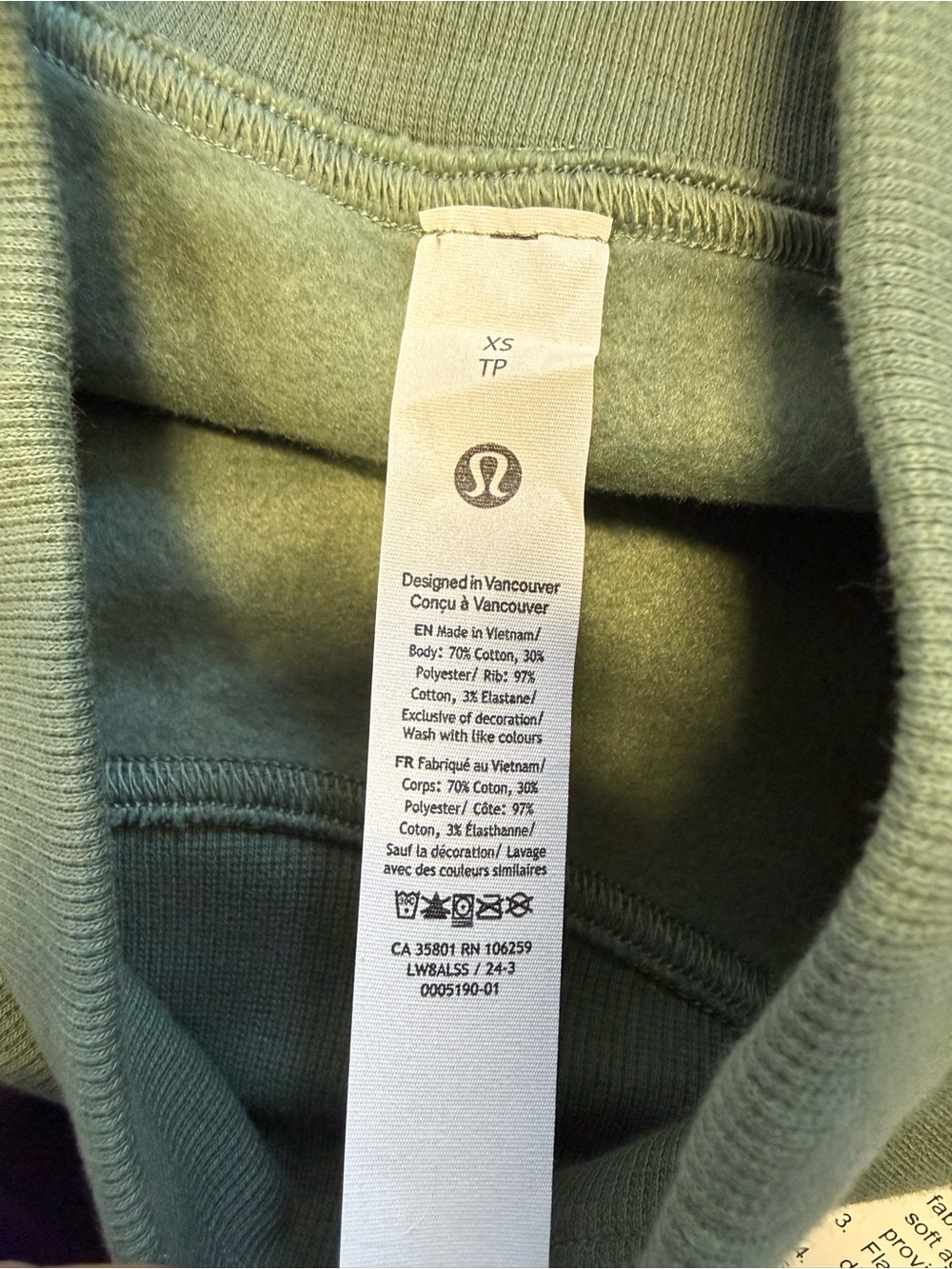 NWT lululemon scuba high rise mini skirt Sage Green size XS - Picture 2 of 7